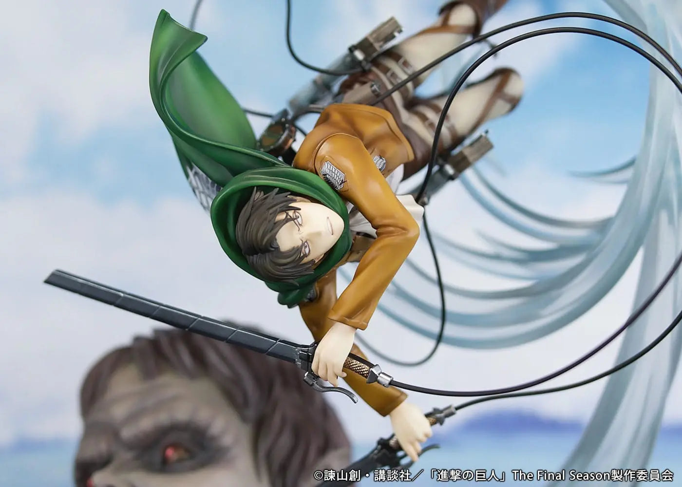 L'attaque des Titans Levi vs Titan bestial statuette PVC 1/7 28cm Proof