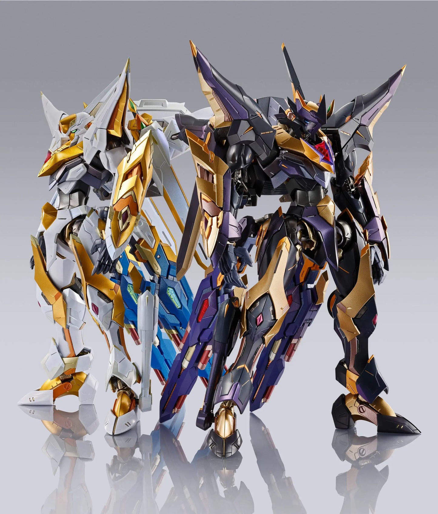 Lancelot Albion Zero Code Geass: Lelouch of the Rebellion figurine Metal Build Dragon Scale 18 cm - Rue Du Retro