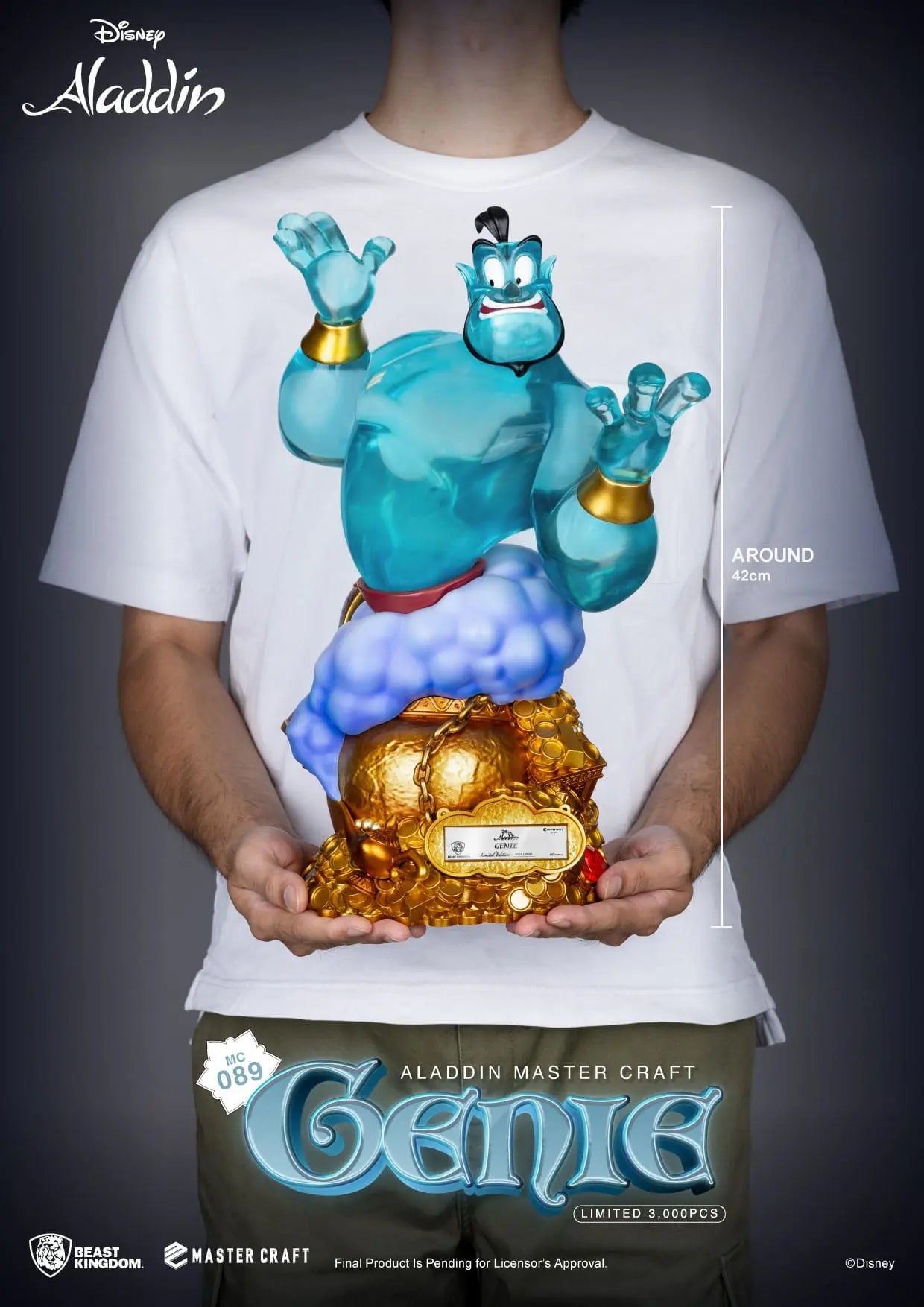 Le Génie d'Aladdin Disney statuette Master Craft 42 cm Beast Kingdom Toys
