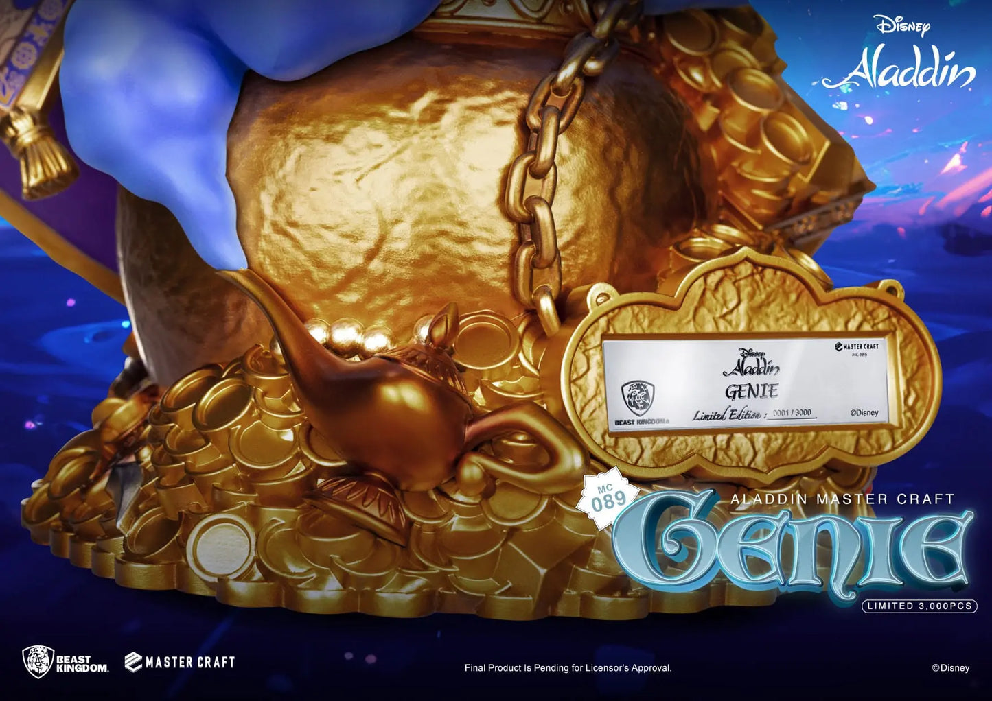 Le Génie d'Aladdin Disney statuette Master Craft 42 cm Beast Kingdom Toys