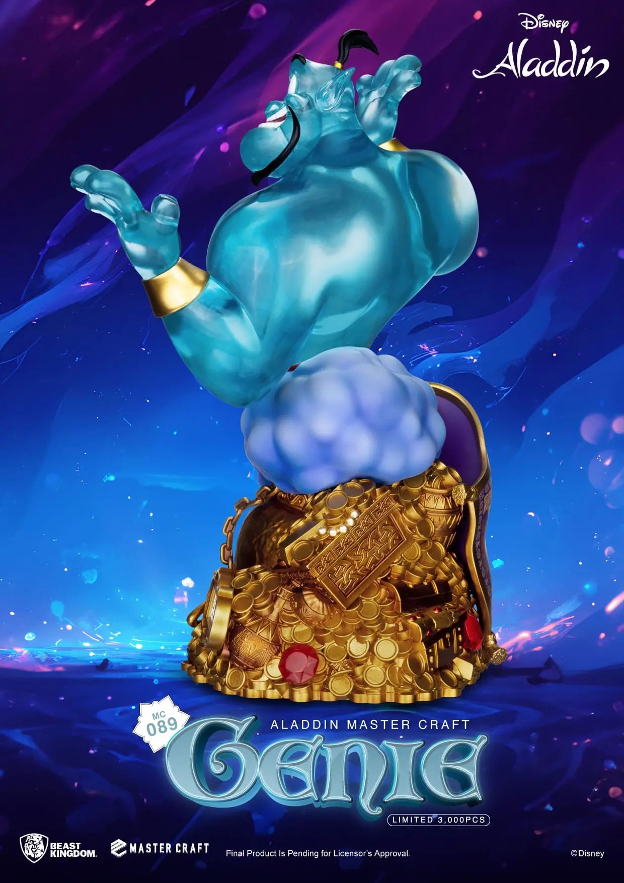Le Génie d'Aladdin Disney statuette Master Craft 42 cm Beast Kingdom Toys