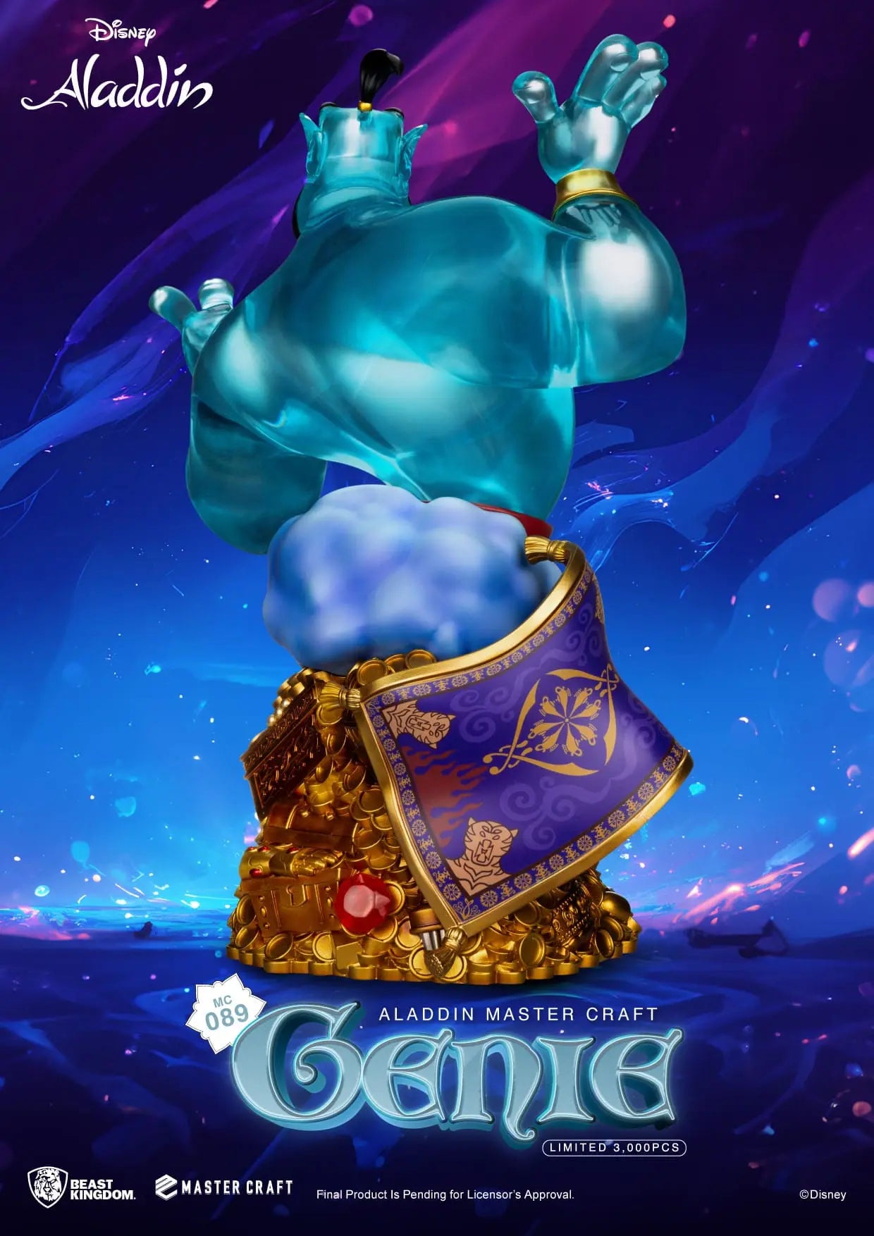 Le Génie d'Aladdin Disney statuette Master Craft 42 cm Beast Kingdom Toys