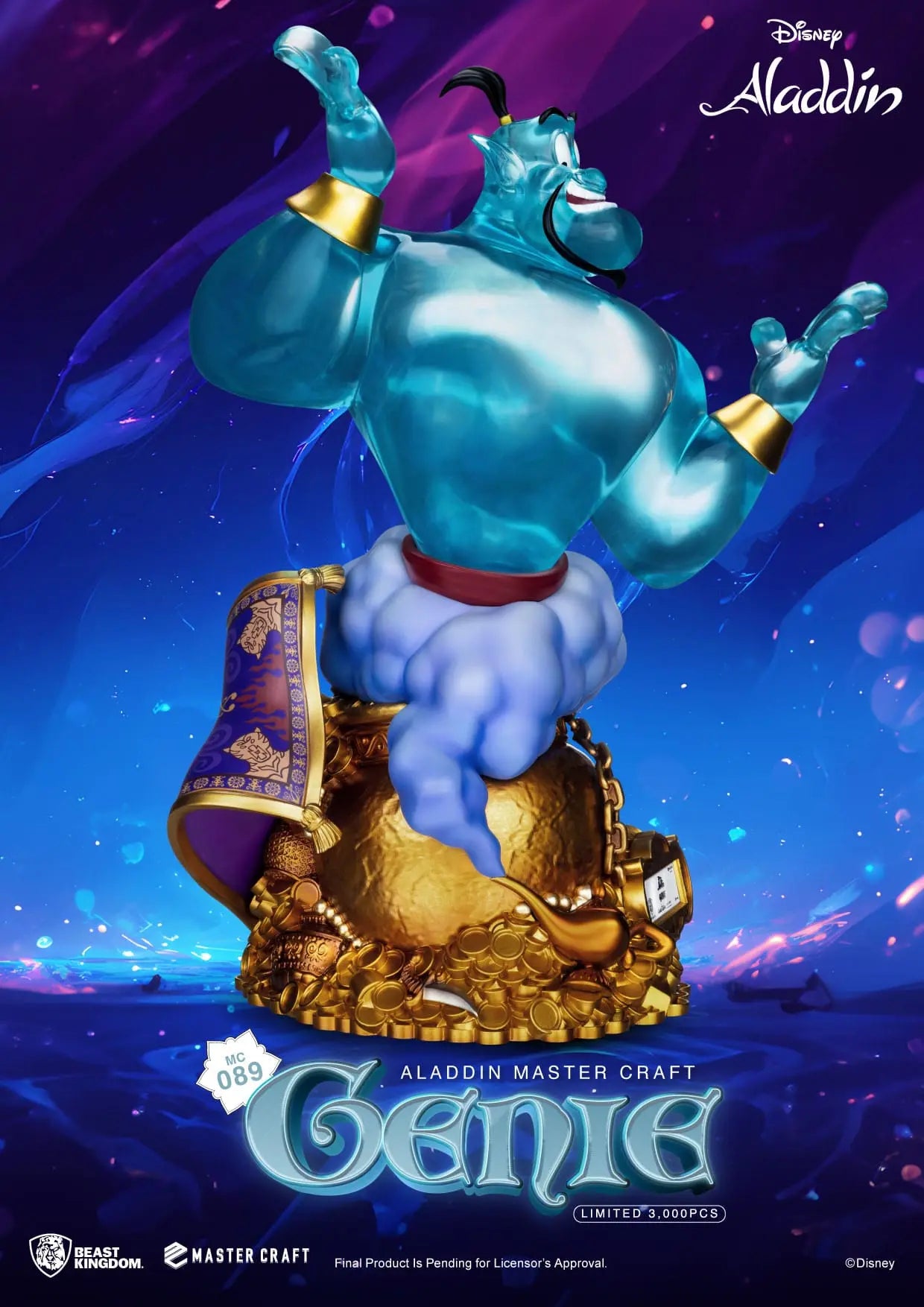 Le Génie d'Aladdin Disney statuette Master Craft 42 cm Beast Kingdom Toys