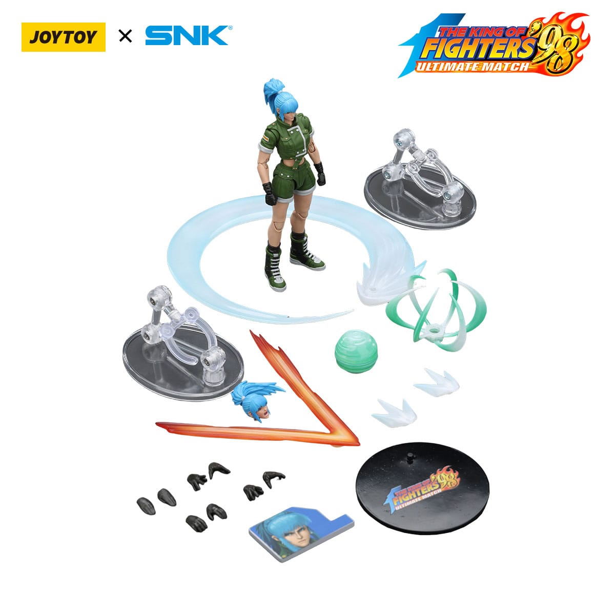 Leona Heidern King Of Fighters '98 figurine Hero Team 11 cm - Rue Du Retro
