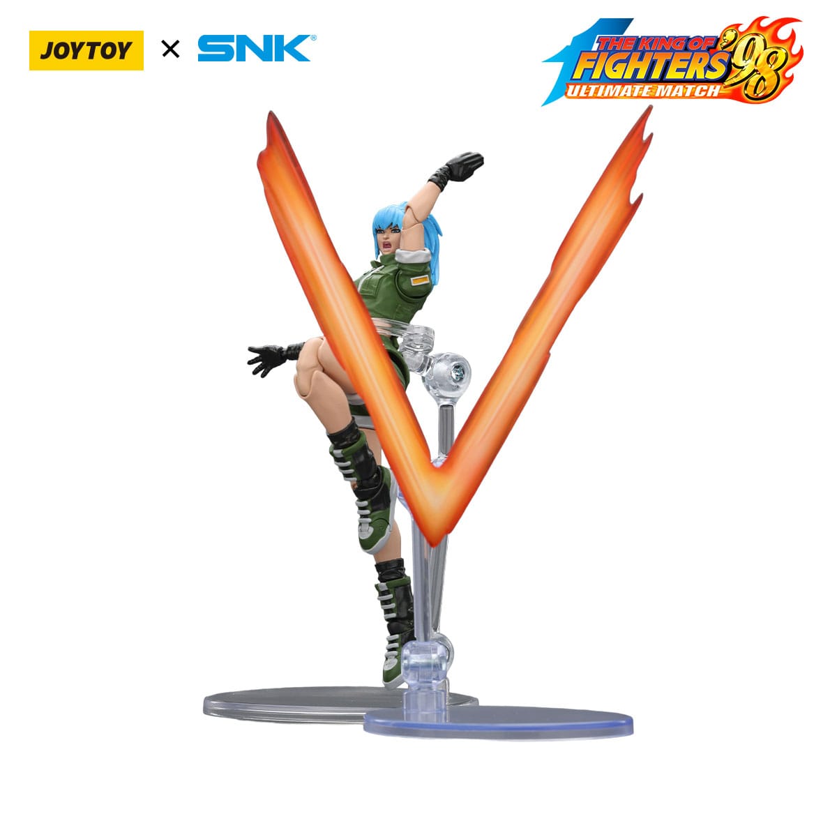 Leona Heidern King Of Fighters '98 figurine Hero Team 11 cm - Rue Du Retro
