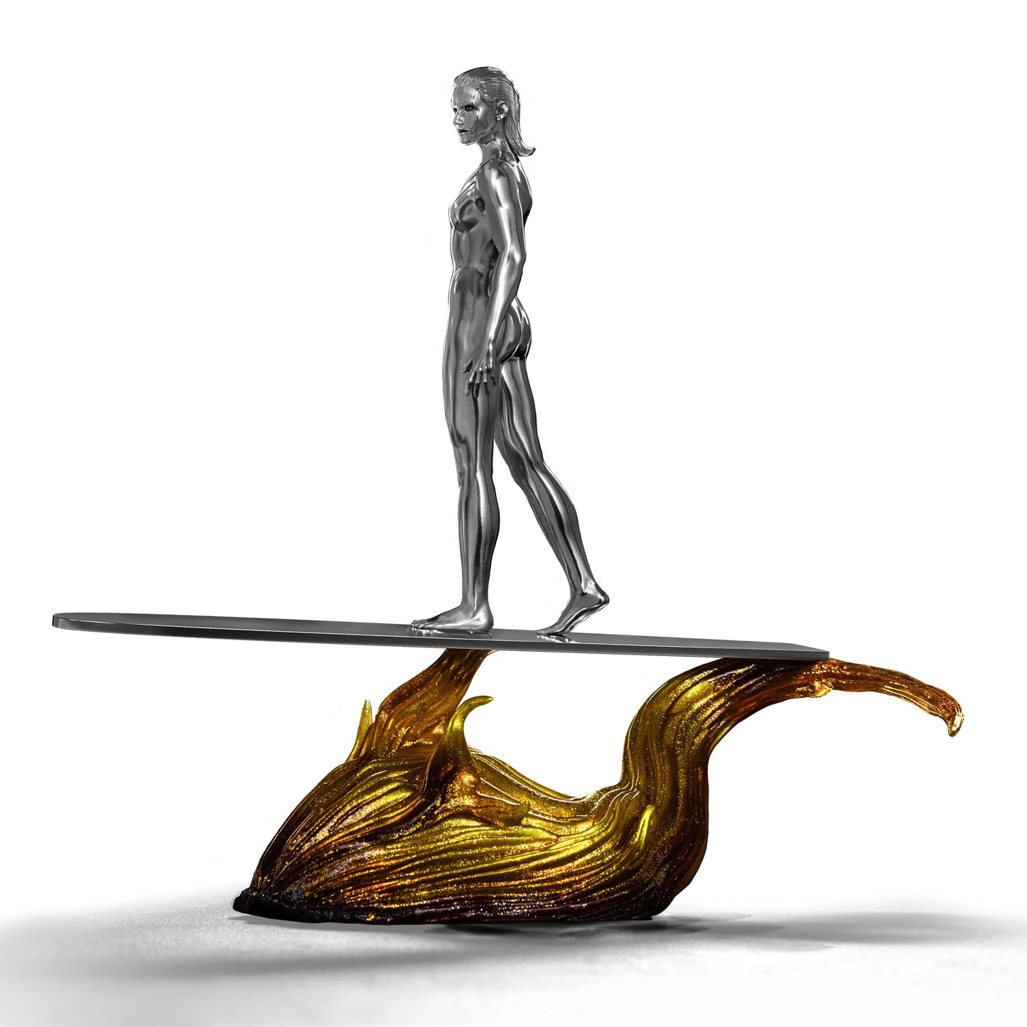 Les 4 Fantastiques Silver Surfer statuette 1/10 Art Scale 27 cm Iron Studios