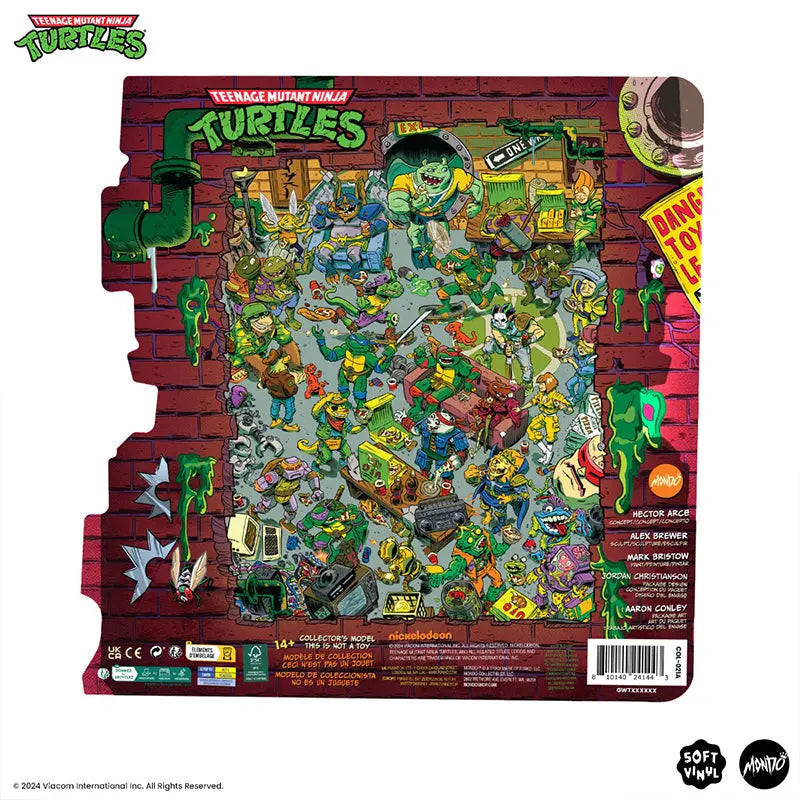 Tortues Ninja Leonardo Tmnt Teenage Mutant Ninja Turtles Mondo Soft Vinyl Figure 25cm Mondo