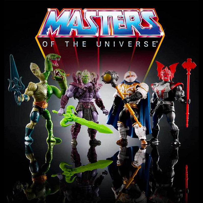 Musclor Les Maîtres de l'univers Motu Masters of the Universe Origins pack 4 figurines exclusives 14cm Mattel
