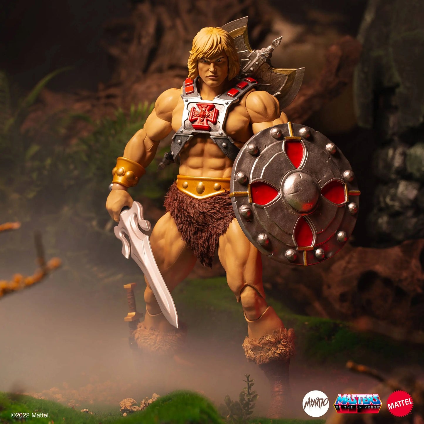 Musclor Les Maîtres de L'univers Masters of the Universe figurine MOTU He-Man Regular Edition 30cm Mondo