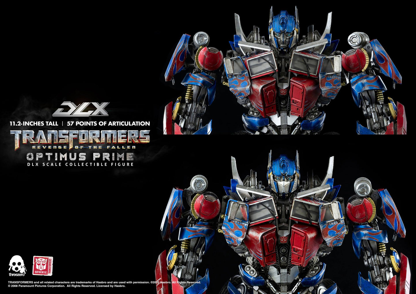 Optimus Prime Transformers 2 La Revanche figurine 1/6 DLX 28cm ThreeZero