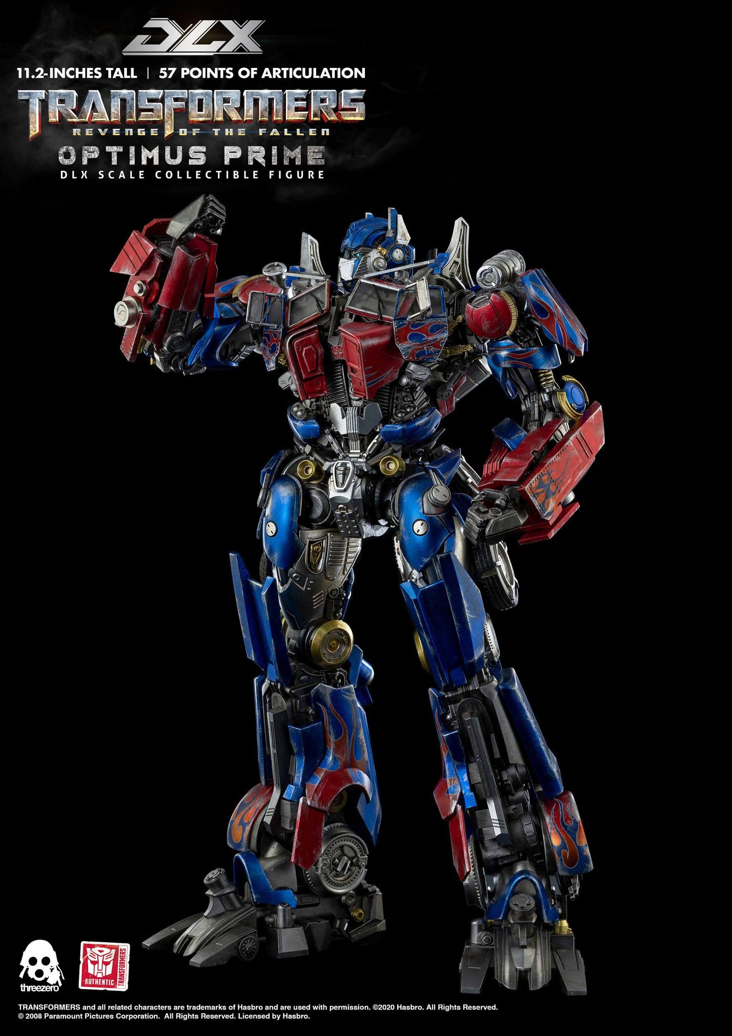 Optimus Prime Transformers 2 La Revanche figurine 1/6 DLX 28cm ThreeZero