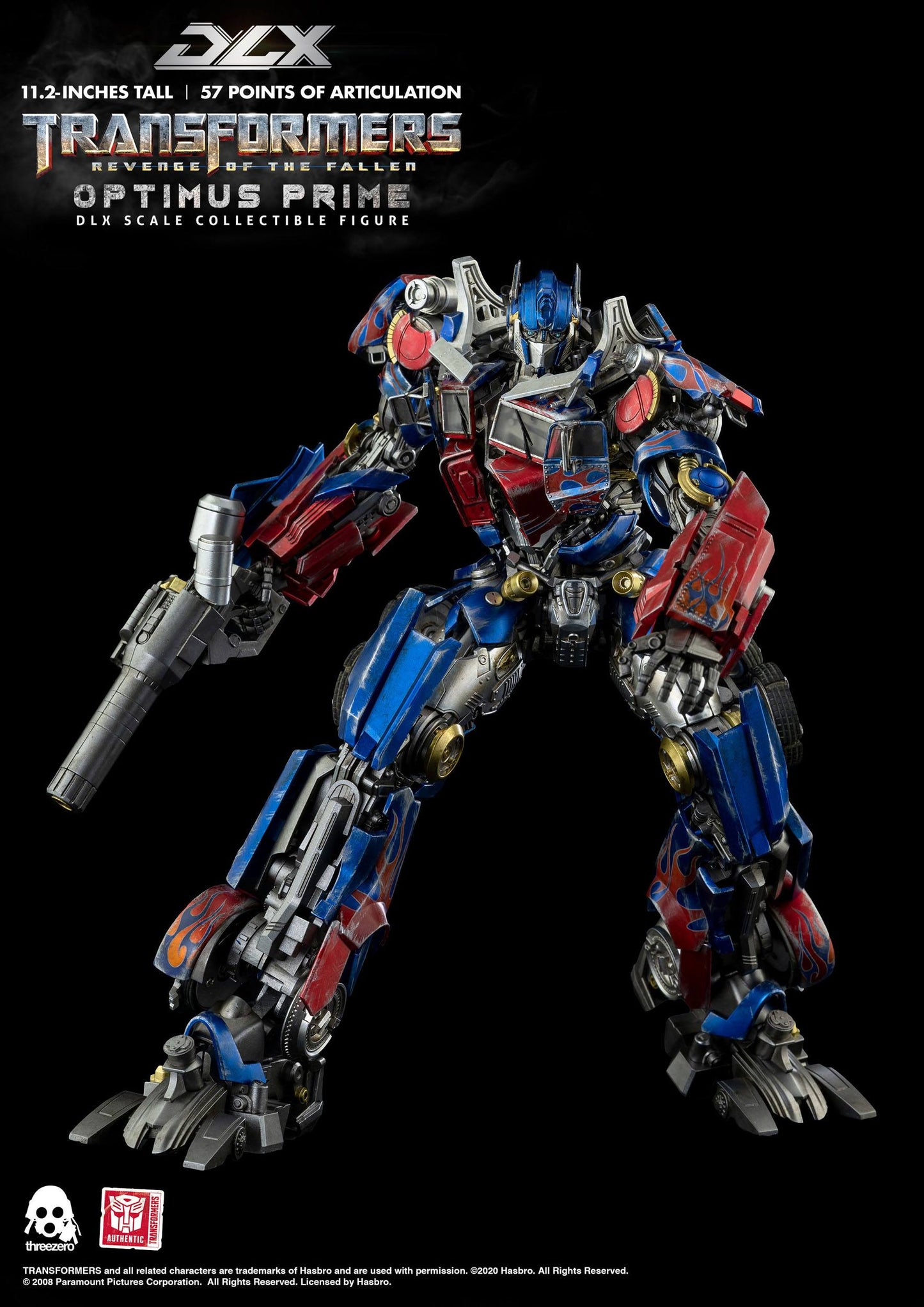 Optimus Prime Transformers 2 La Revanche figurine 1/6 DLX 28cm ThreeZero