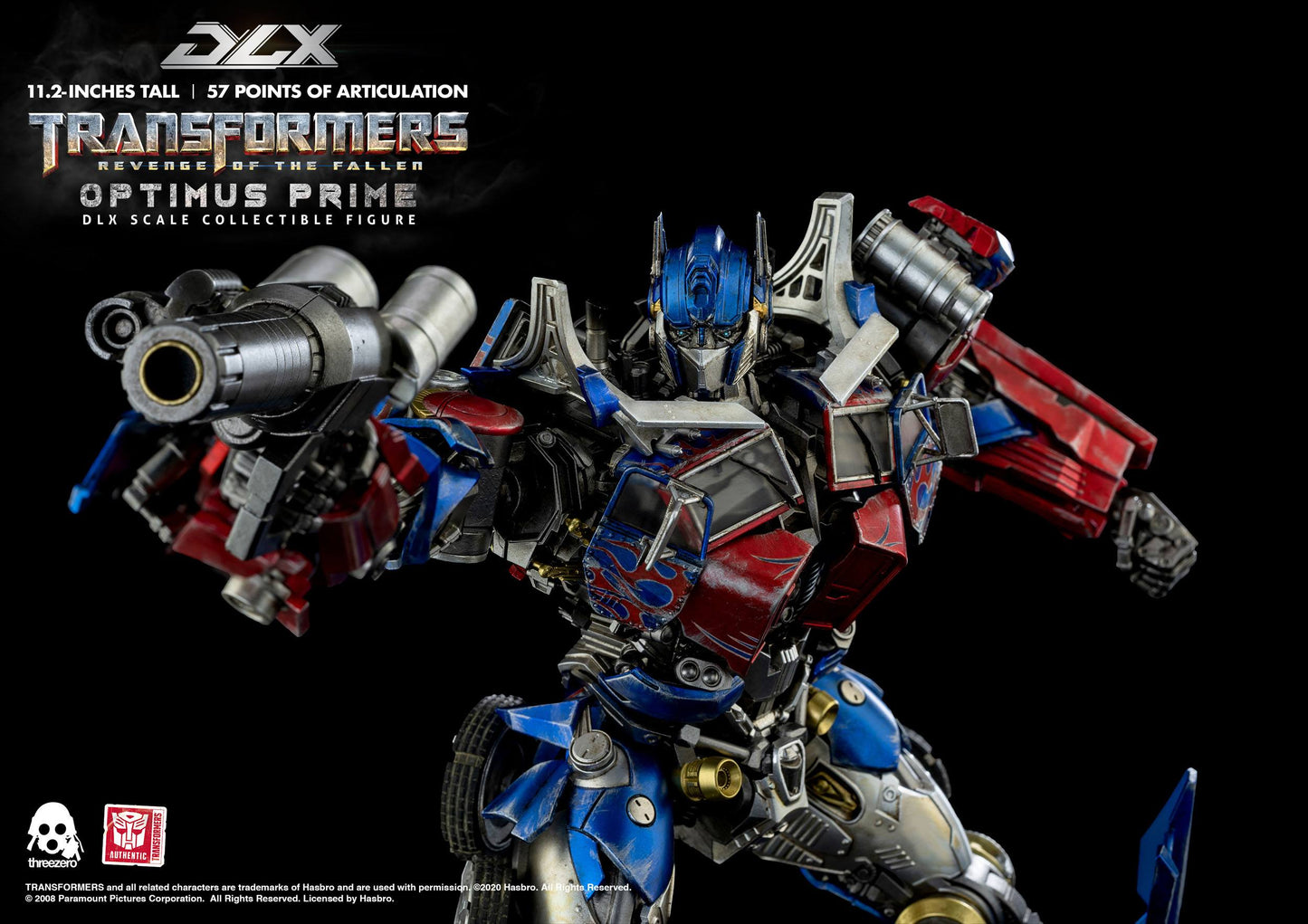 Optimus Prime Transformers 2 La Revanche figurine 1/6 DLX 28cm ThreeZero