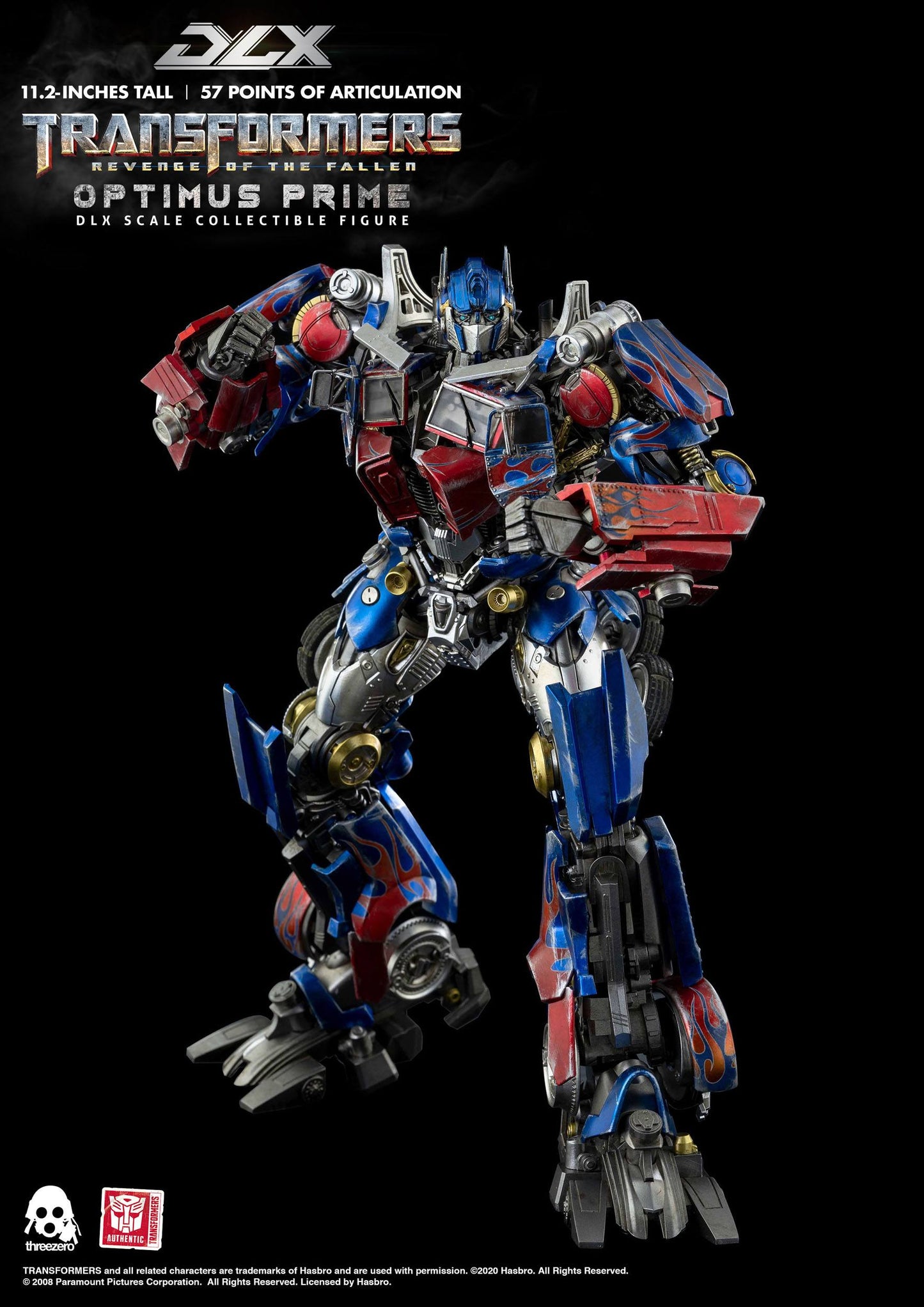 Optimus Prime Transformers 2 La Revanche figurine 1/6 DLX 28cm ThreeZero