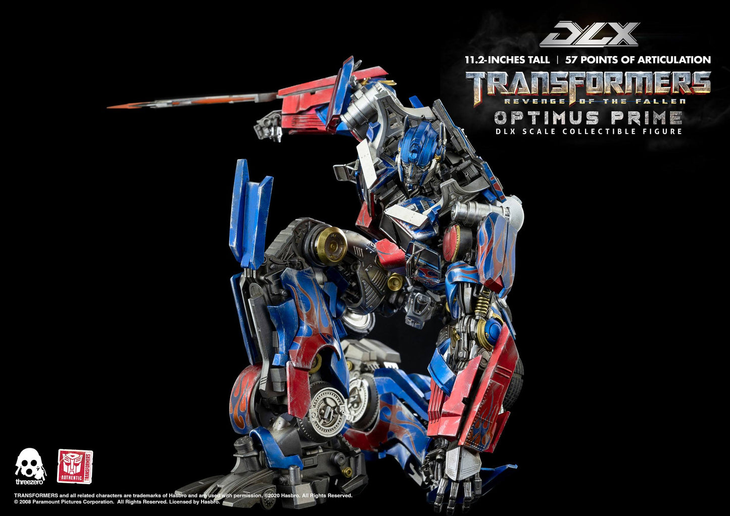Optimus Prime Transformers 2 La Revanche figurine 1/6 DLX 28cm ThreeZero