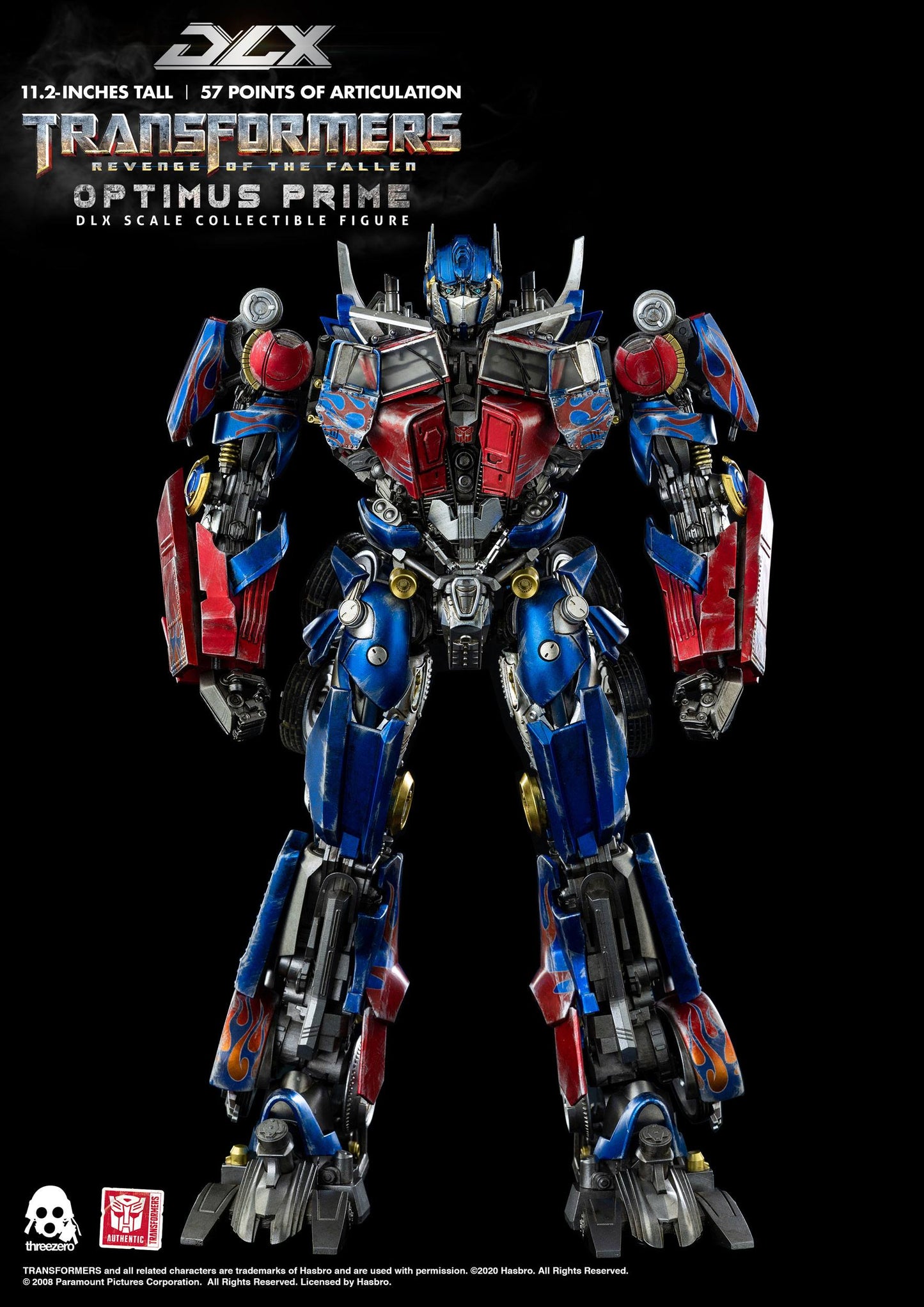 Optimus Prime Transformers 2 La Revanche figurine 1/6 DLX 28cm ThreeZero