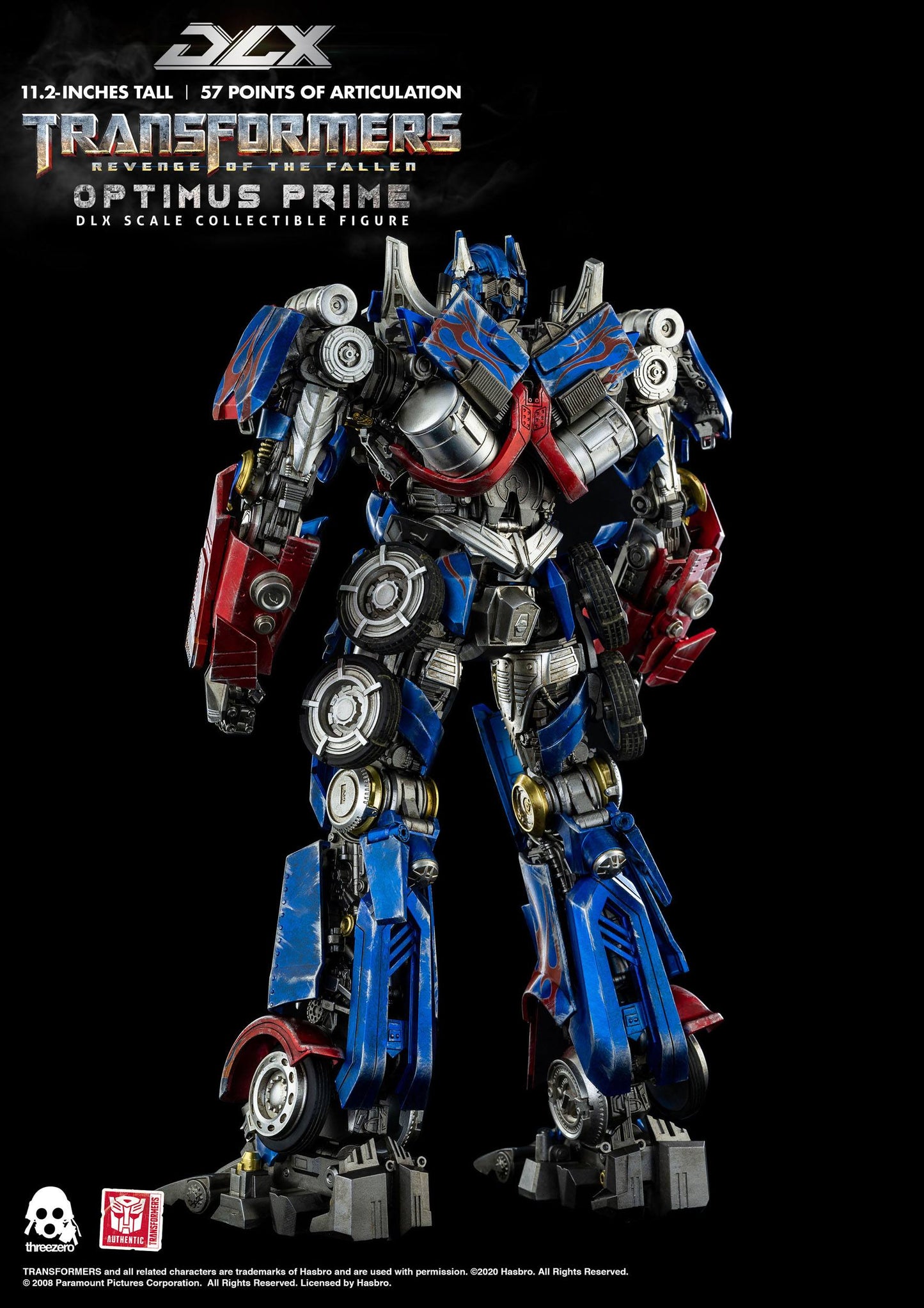 Optimus Prime Transformers 2 La Revanche figurine 1/6 DLX 28cm ThreeZero