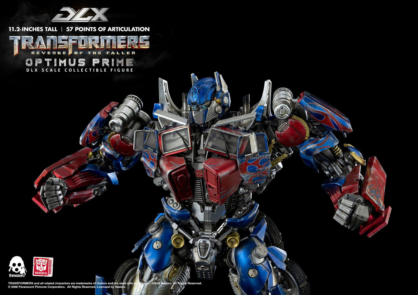 Optimus Prime Transformers 2 La Revanche figurine 1/6 DLX 28cm ThreeZero