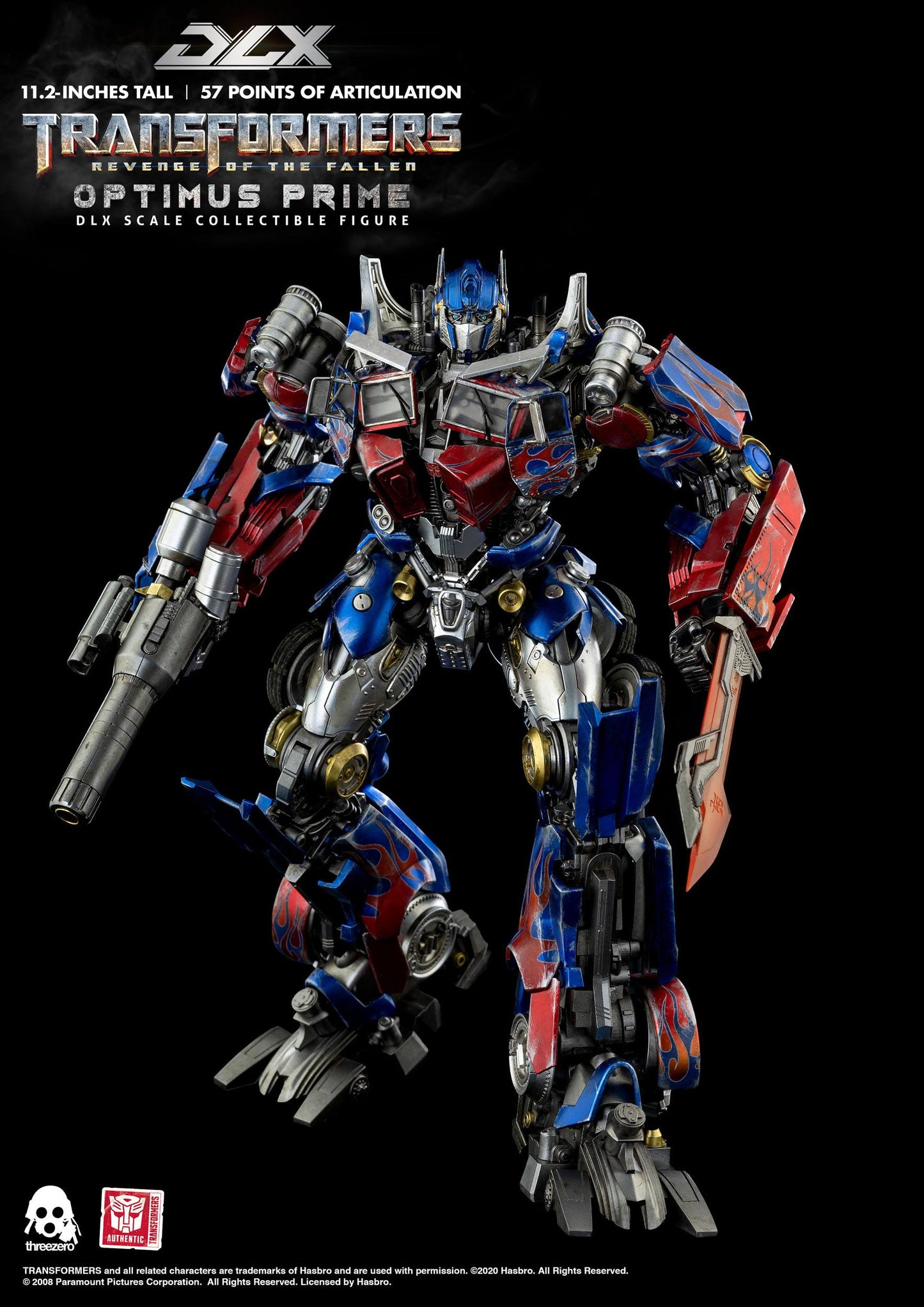Optimus Prime Transformers 2 La Revanche figurine 1/6 DLX 28cm ThreeZero