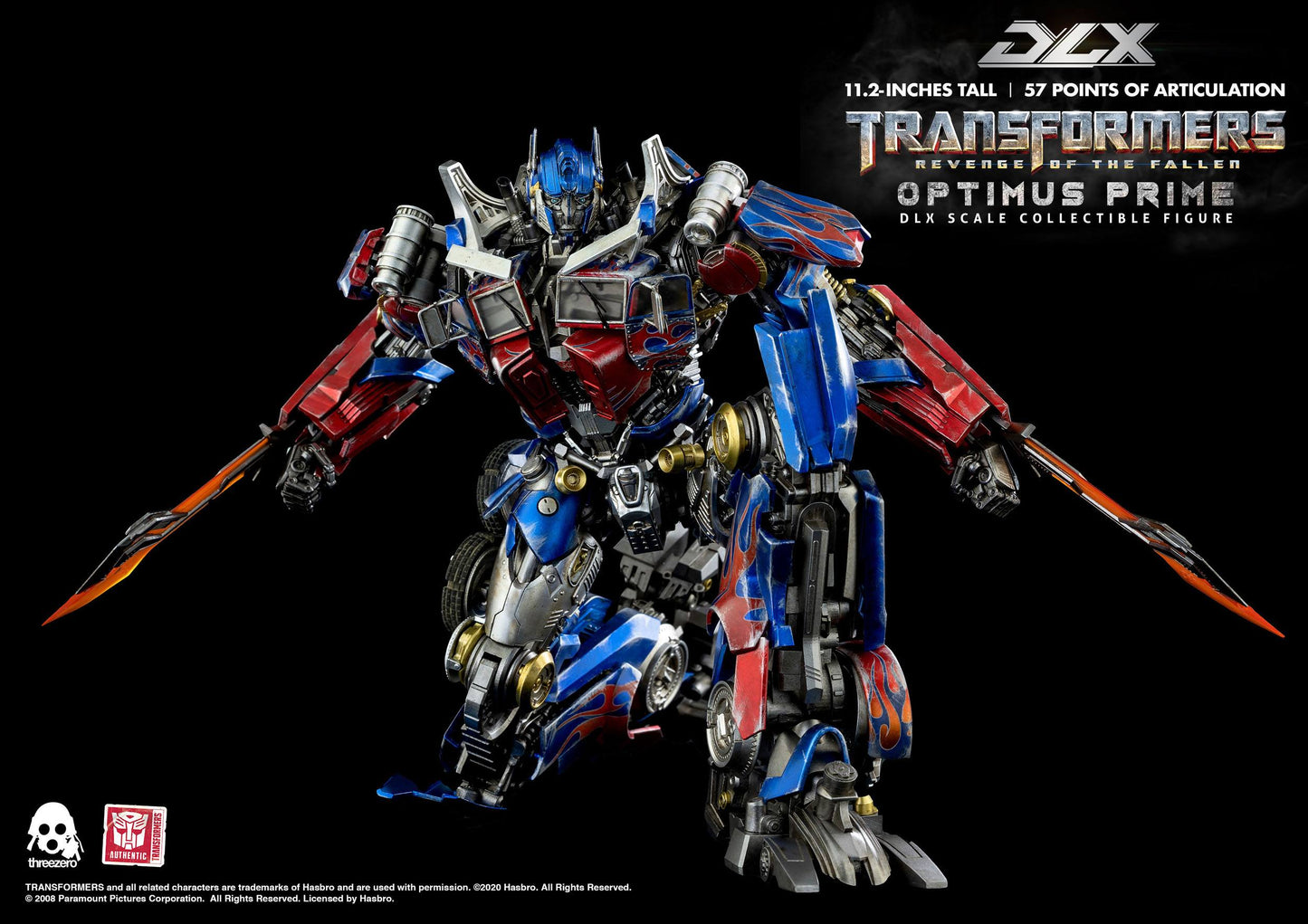 Optimus Prime Transformers 2 La Revanche figurine 1/6 DLX 28cm ThreeZero