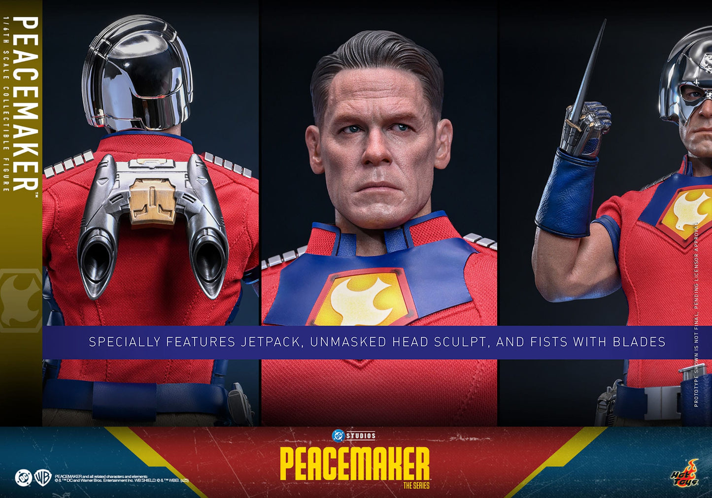 Peacemaker figurine 1/6 31cm Hot Toys
