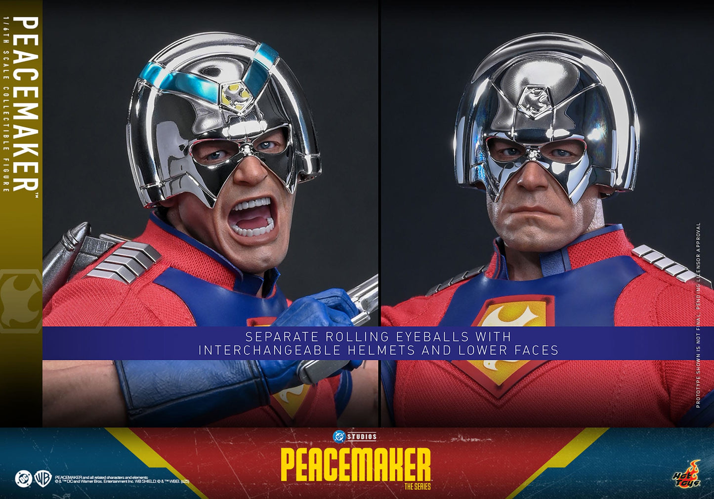 Peacemaker figurine 1/6 31cm Hot Toys