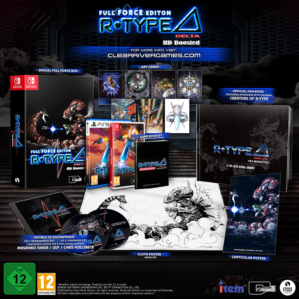R-Type Delta HD Boosted Full Force Edition SWITCH Clear River Games