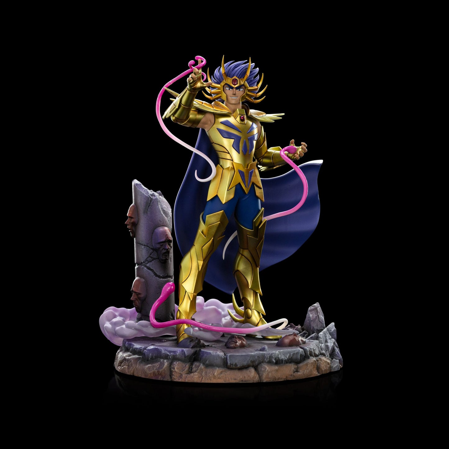 Saint Seiya Cancer Deathmask statuette 1/10 Art Scale 23cm Iron Studios