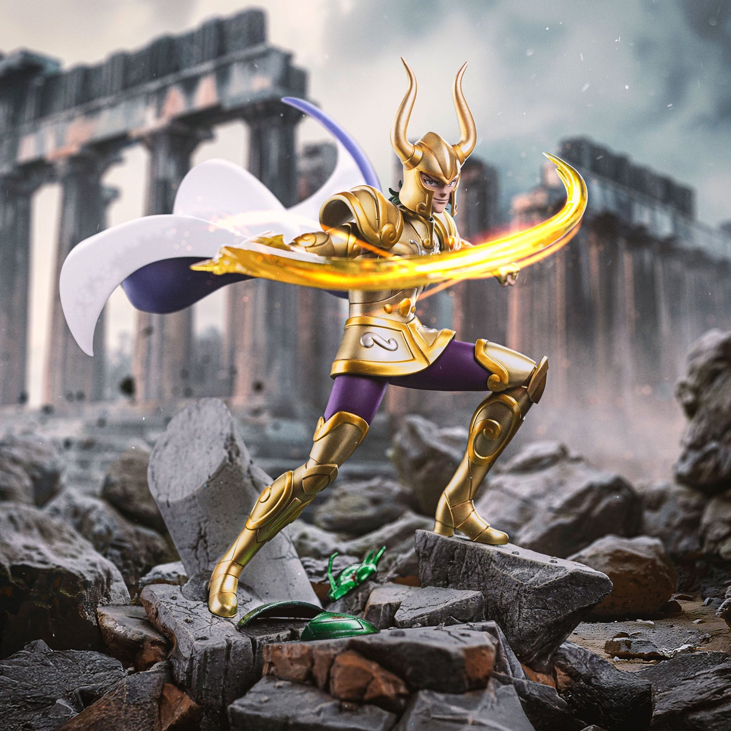 Saint Seiya Capricorne Shura statuette 1/10 Art Scale 25cm Iron Studios