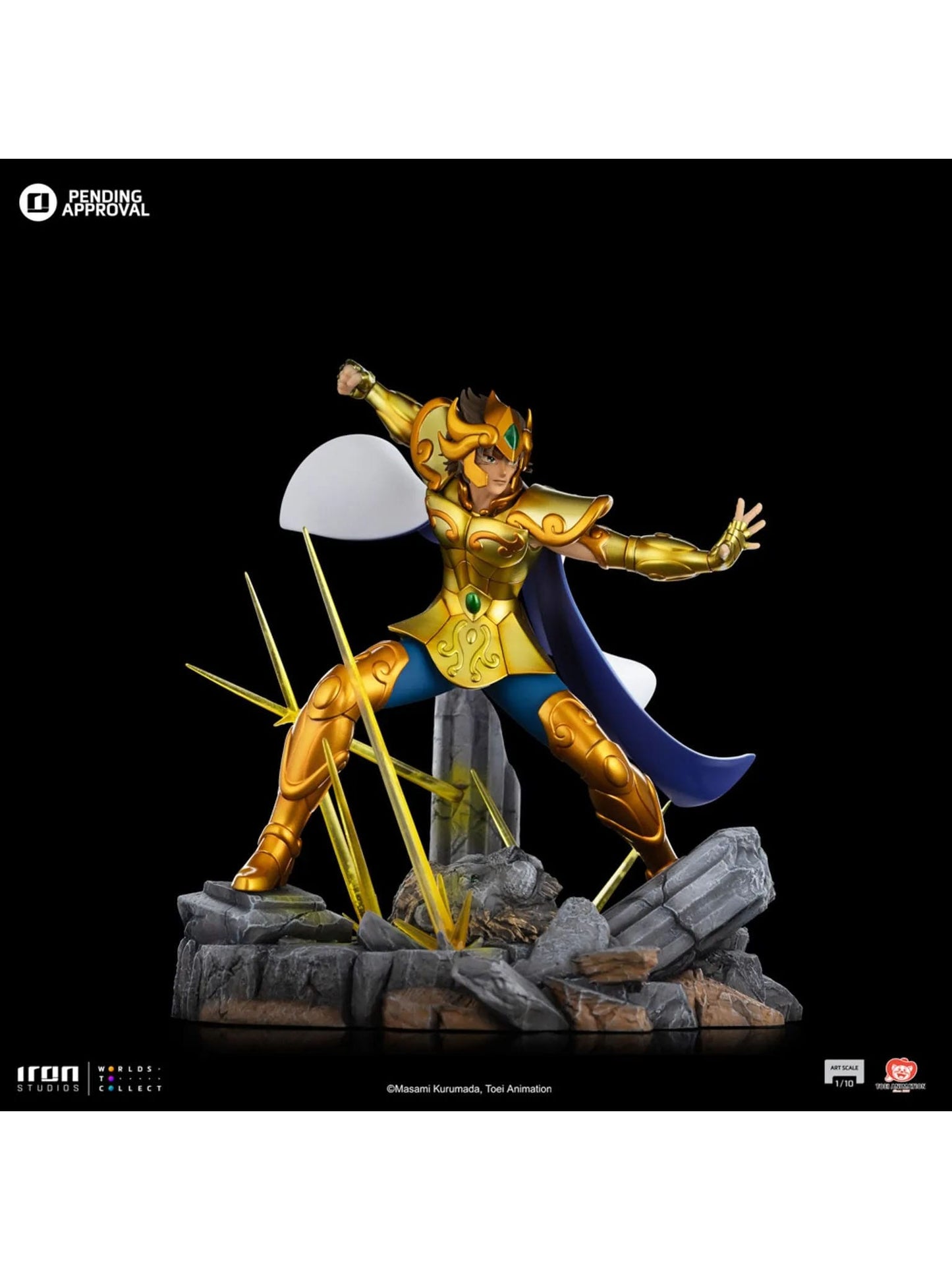 Saint Seiya Lion Aiolia statuette 1/10 Art Scale 24cm Iron Studios