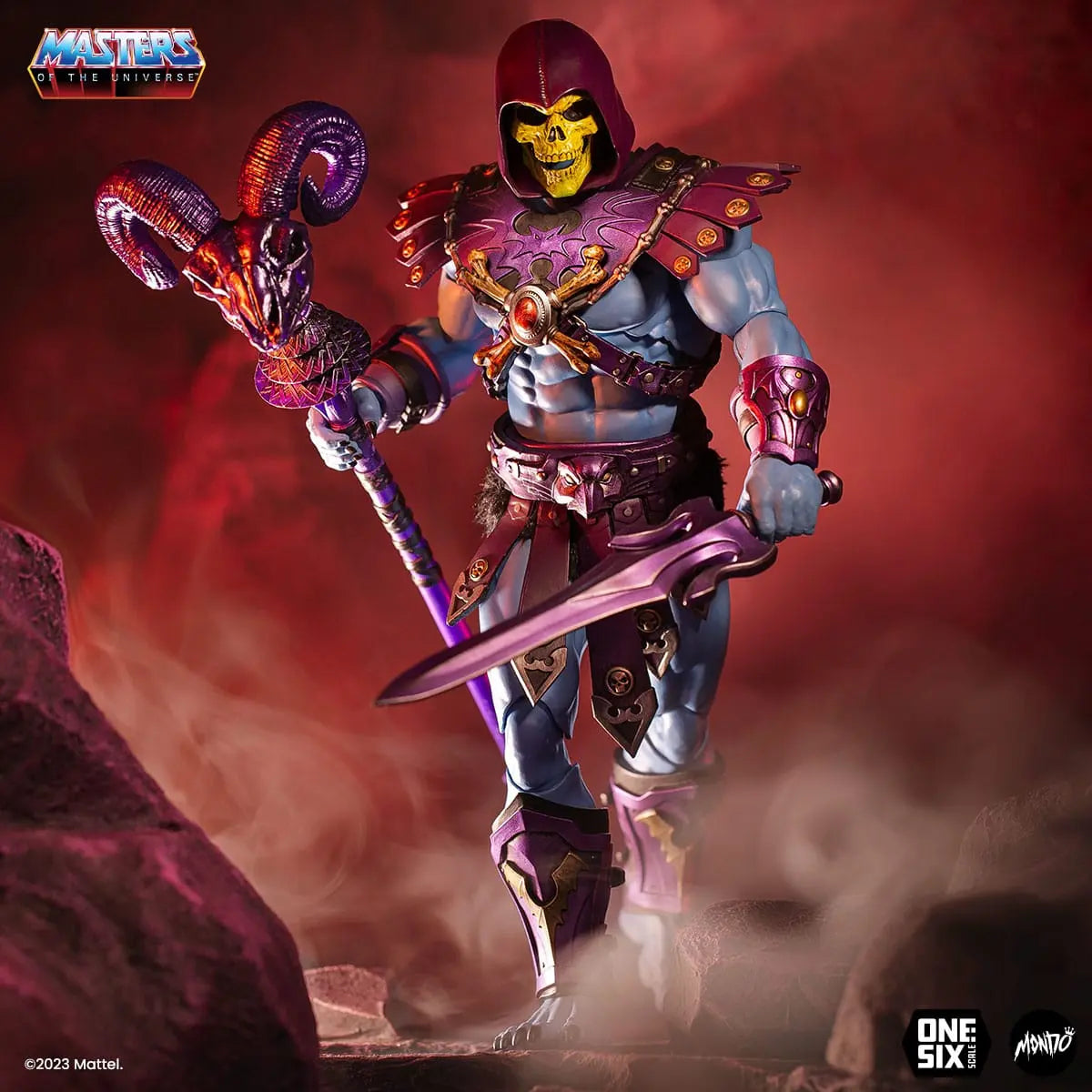 Skeletor Maîtres de L'Univers MOTU figurine 30cm Mondo
