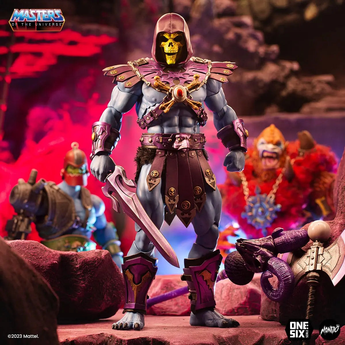 Skeletor Maîtres de L'Univers MOTU figurine 30cm Mondo