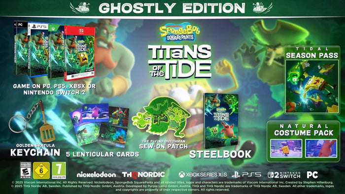 SpongeBob Titans of the Tide Ghostly Collector Edition Switch 2 THQ NORDIC