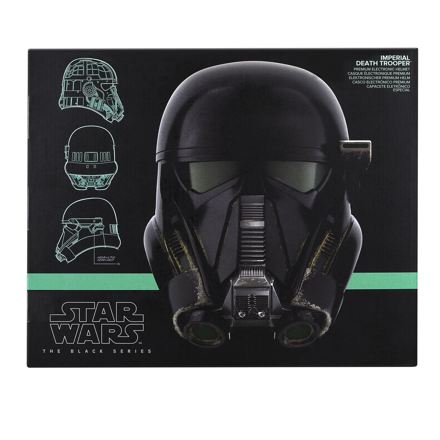 Star Wars: Rogue One Black Series casque électronique Imperial Death Trooper 1/1