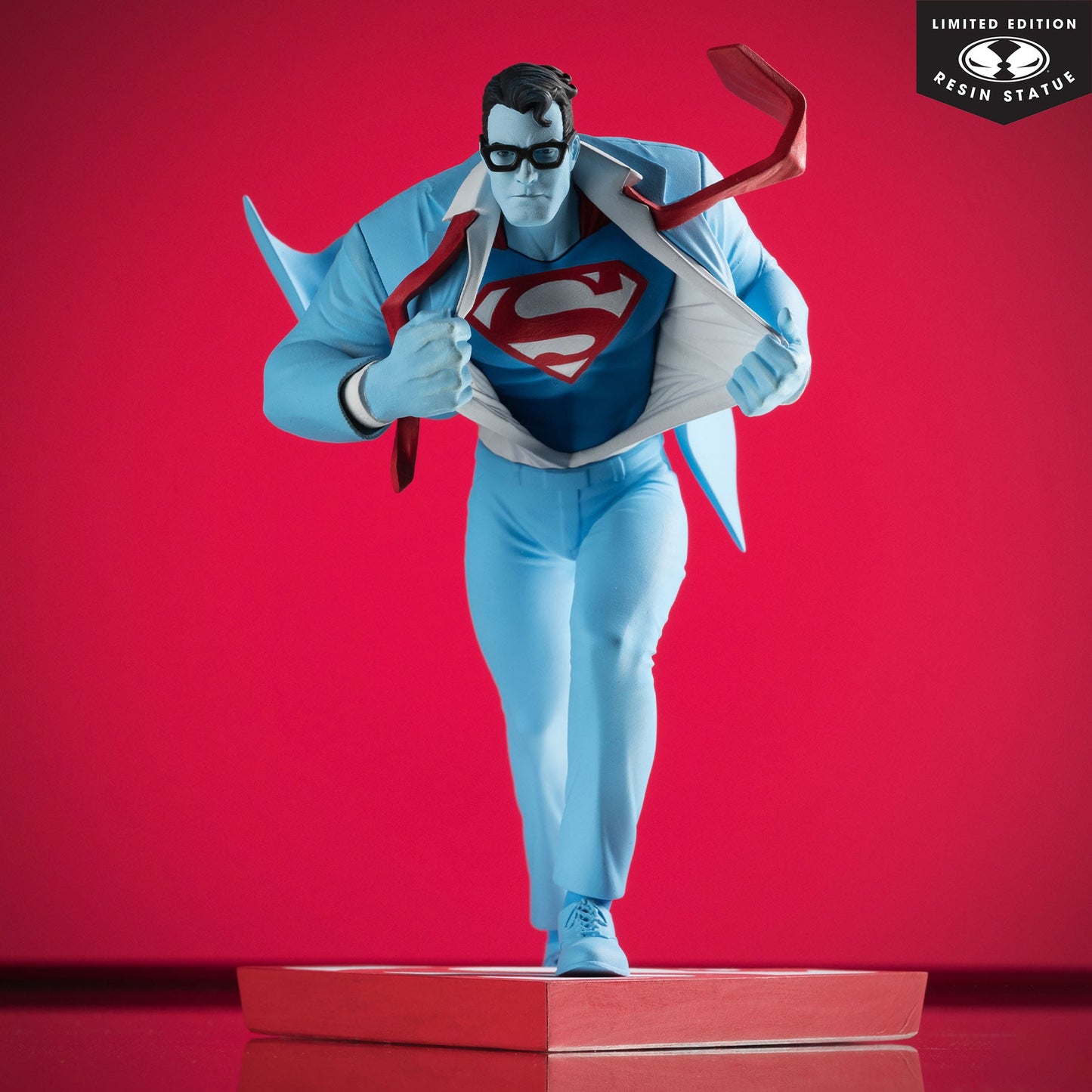 Superman DC Direct statuette Superman Red and Blue Superman by Clayton Henry Limited Edition 16 cm - Rue Du Retro