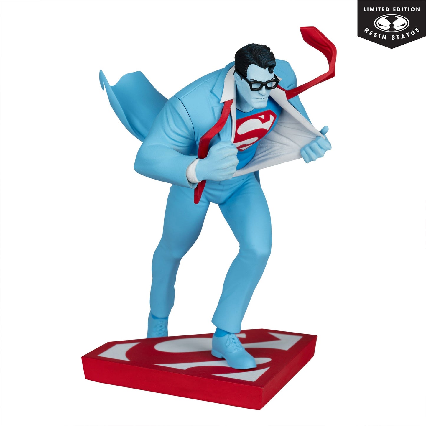 Superman DC Direct statuette Superman Red and Blue Superman by Clayton Henry Limited Edition 16 cm - Rue Du Retro