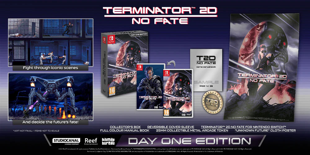 Terminator 2D No Fate Day-One Edition Nintendo Switch Bitmap Bureau