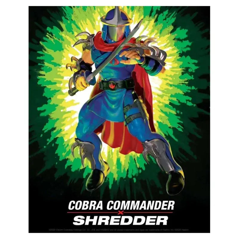 Tortues Ninja x G.I. Joe Crossover Classics figurine Shredder x Cobra Commander 12 cm Playmates