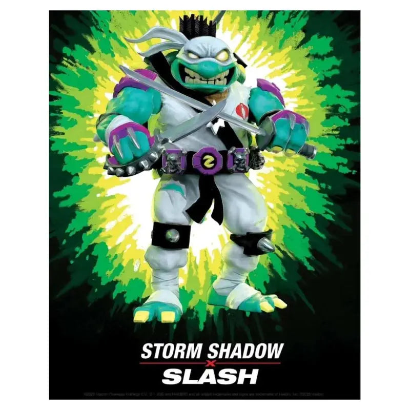 Tortues Ninja x G.I. Joe Crossover Classics figurine Slash x Storm Shadow 12 cm Playmates