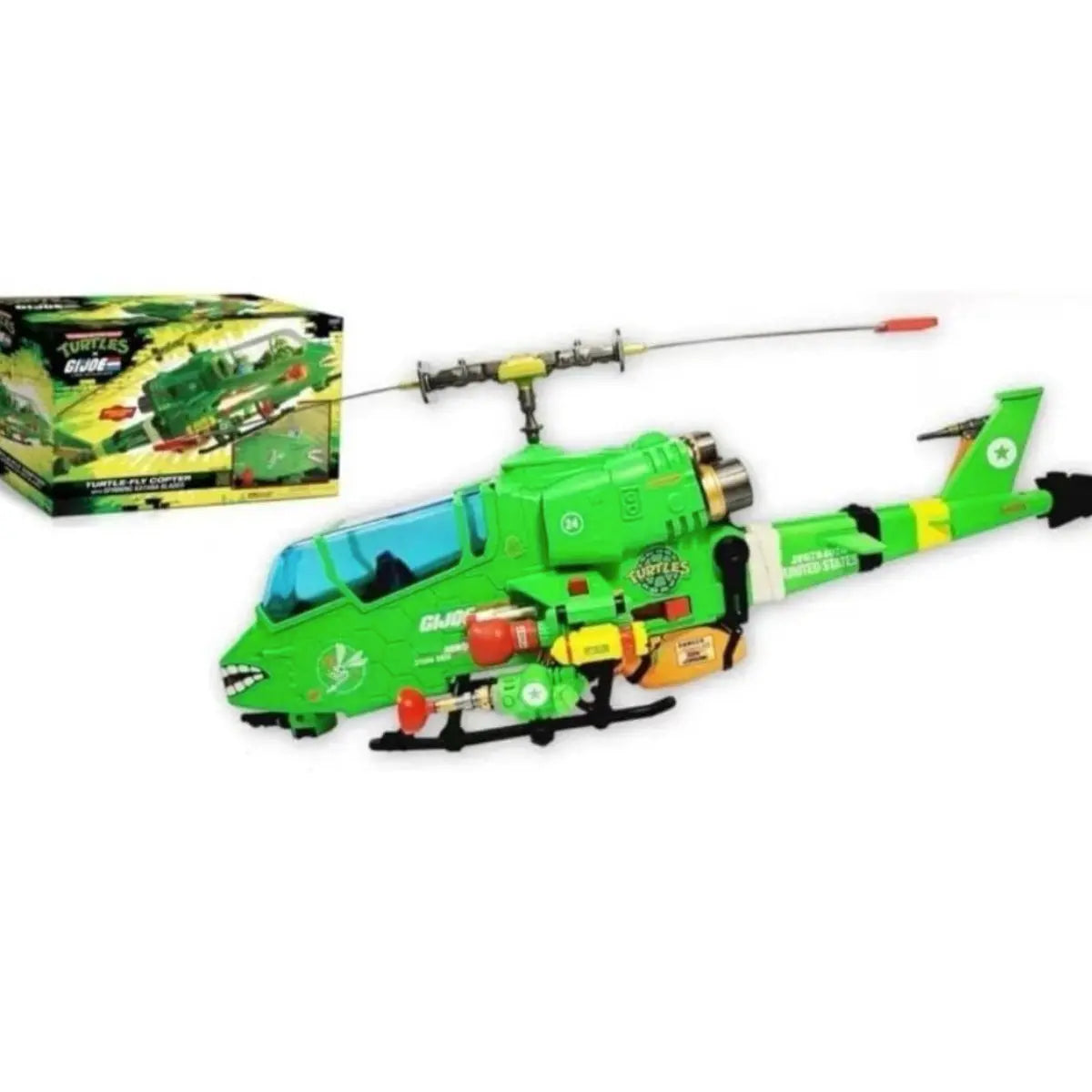 Tortues Ninja x G.I. Joe Crossover Classics véhicule Turtle-Fly Copter Playmates