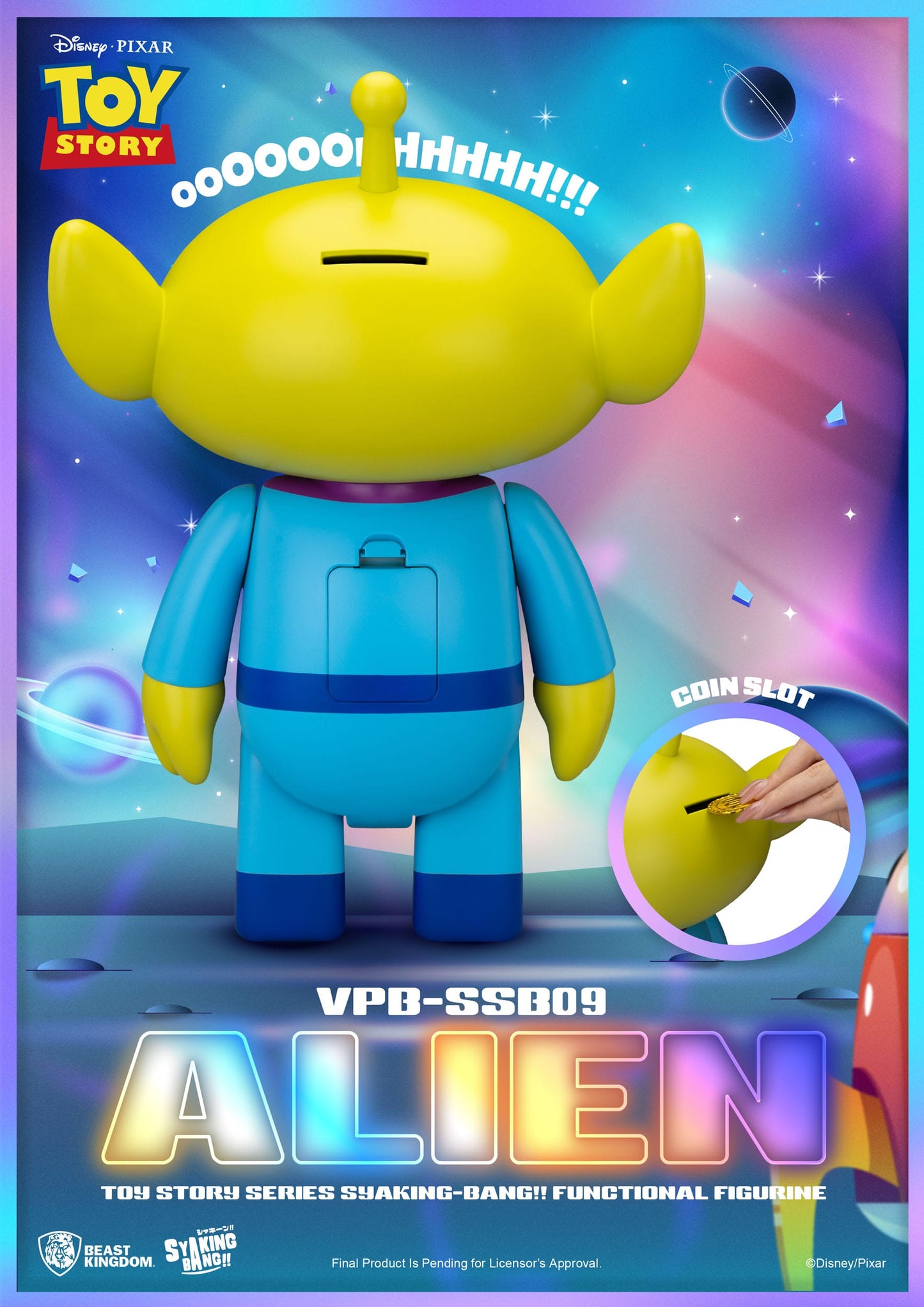 Toy Story Alien Syaking Bang Series tirelire en PVC Alien 33cm - Rue Du Retro