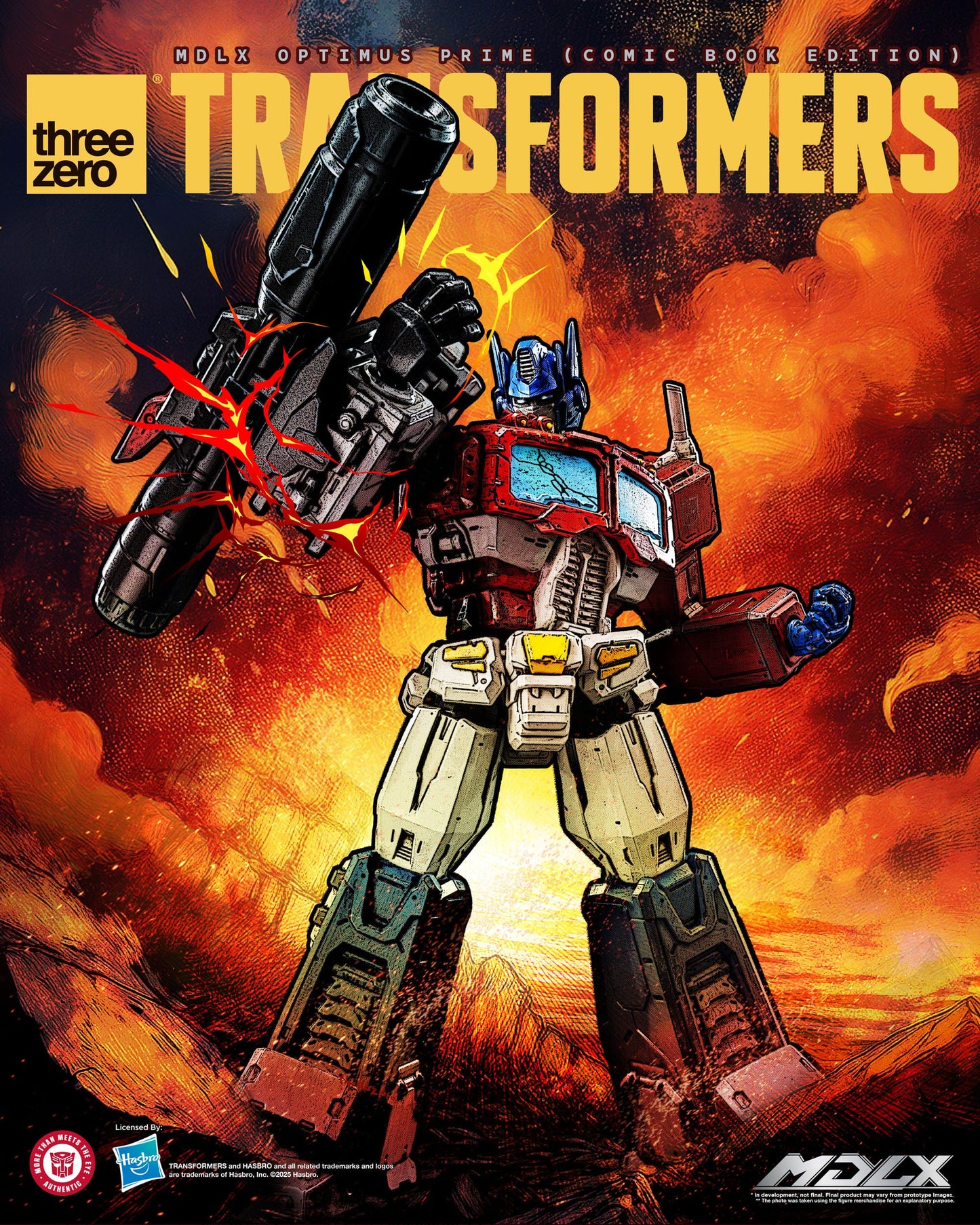 Transformers figurine MDLX Optimus Prime (Comic Book Edition) 18 cm ThreeZero