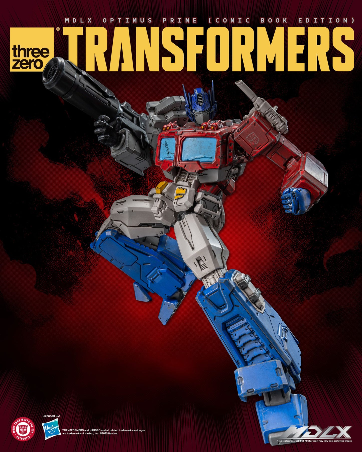 Transformers figurine MDLX Optimus Prime (Comic Book Edition) 18 cm ThreeZero