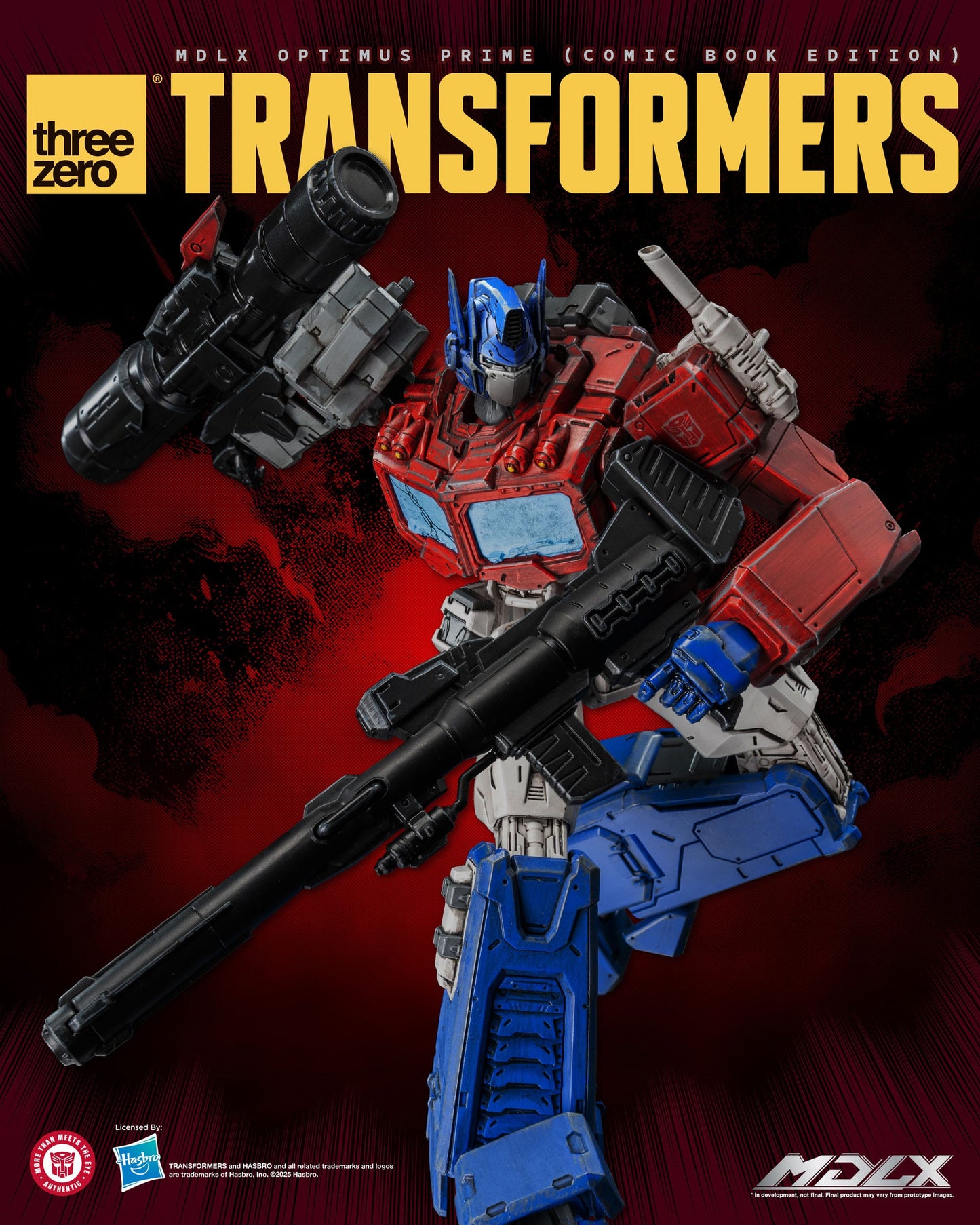Transformers figurine MDLX Optimus Prime (Comic Book Edition) 18 cm ThreeZero