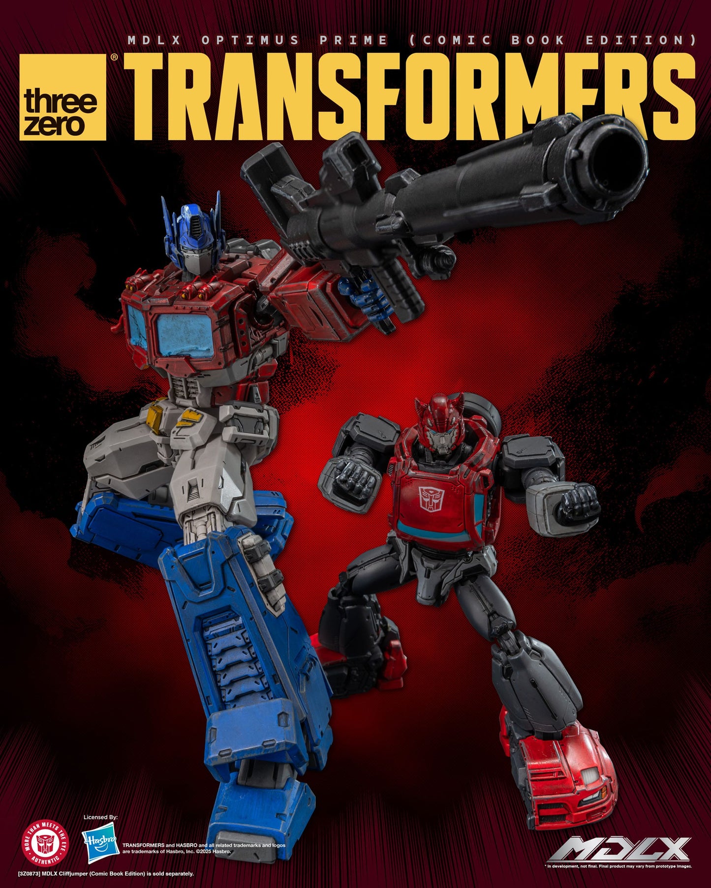 Transformers figurine MDLX Optimus Prime (Comic Book Edition) 18 cm ThreeZero