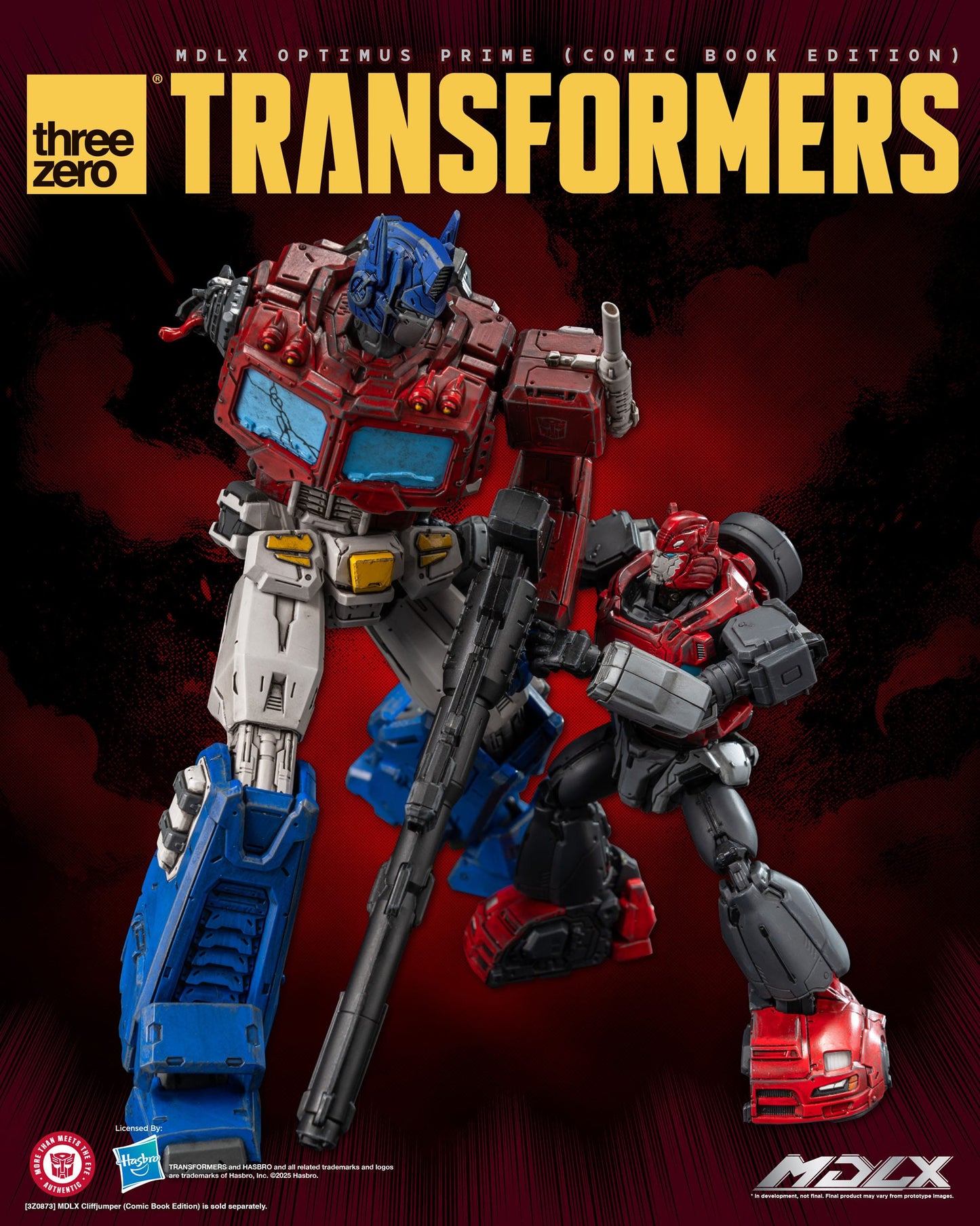 Transformers figurine MDLX Optimus Prime (Comic Book Edition) 18 cm ThreeZero