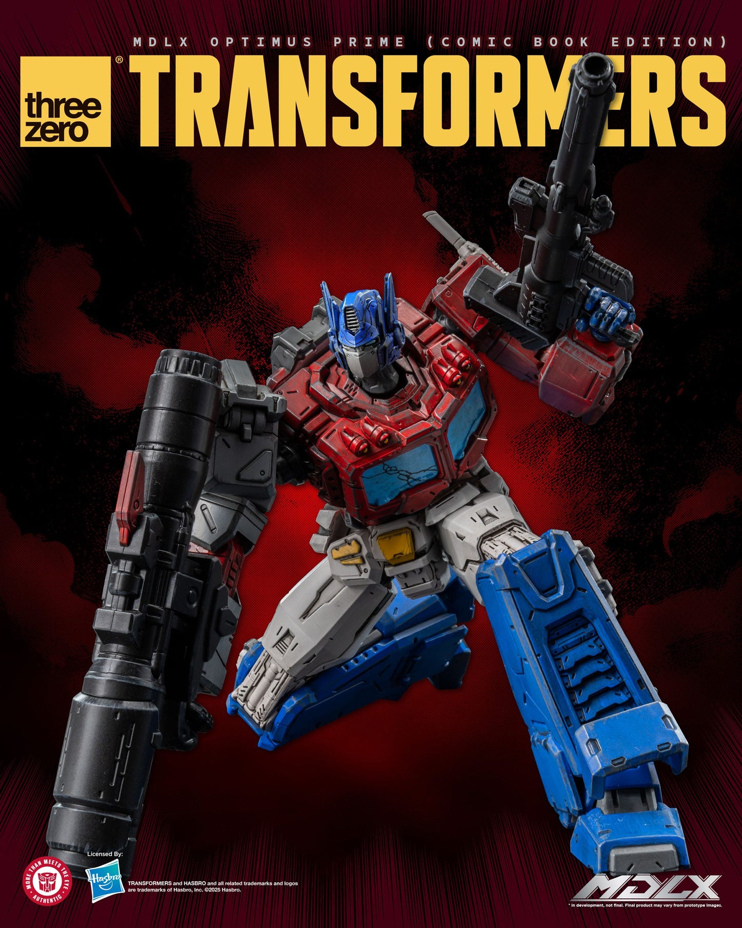 Transformers figurine MDLX Optimus Prime (Comic Book Edition) 18 cm ThreeZero