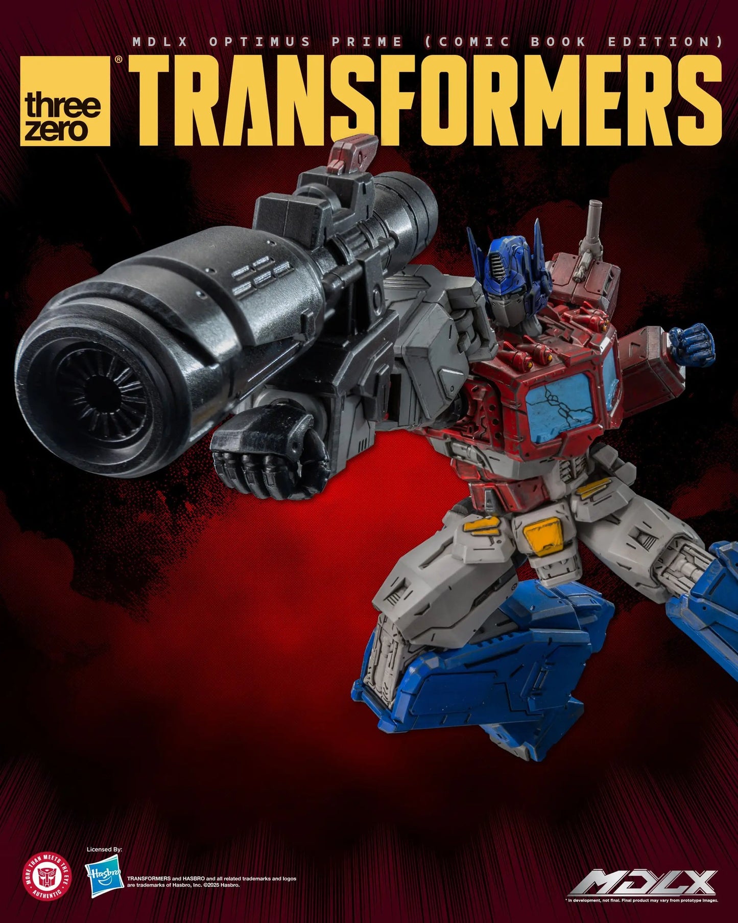 Transformers figurine MDLX Optimus Prime (Comic Book Edition) 18 cm ThreeZero