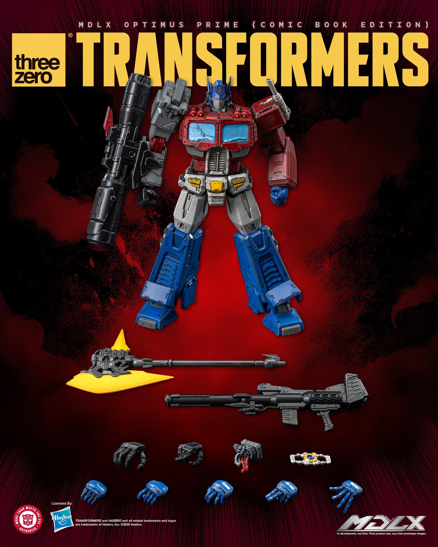 Transformers figurine MDLX Optimus Prime (Comic Book Edition) 18 cm ThreeZero