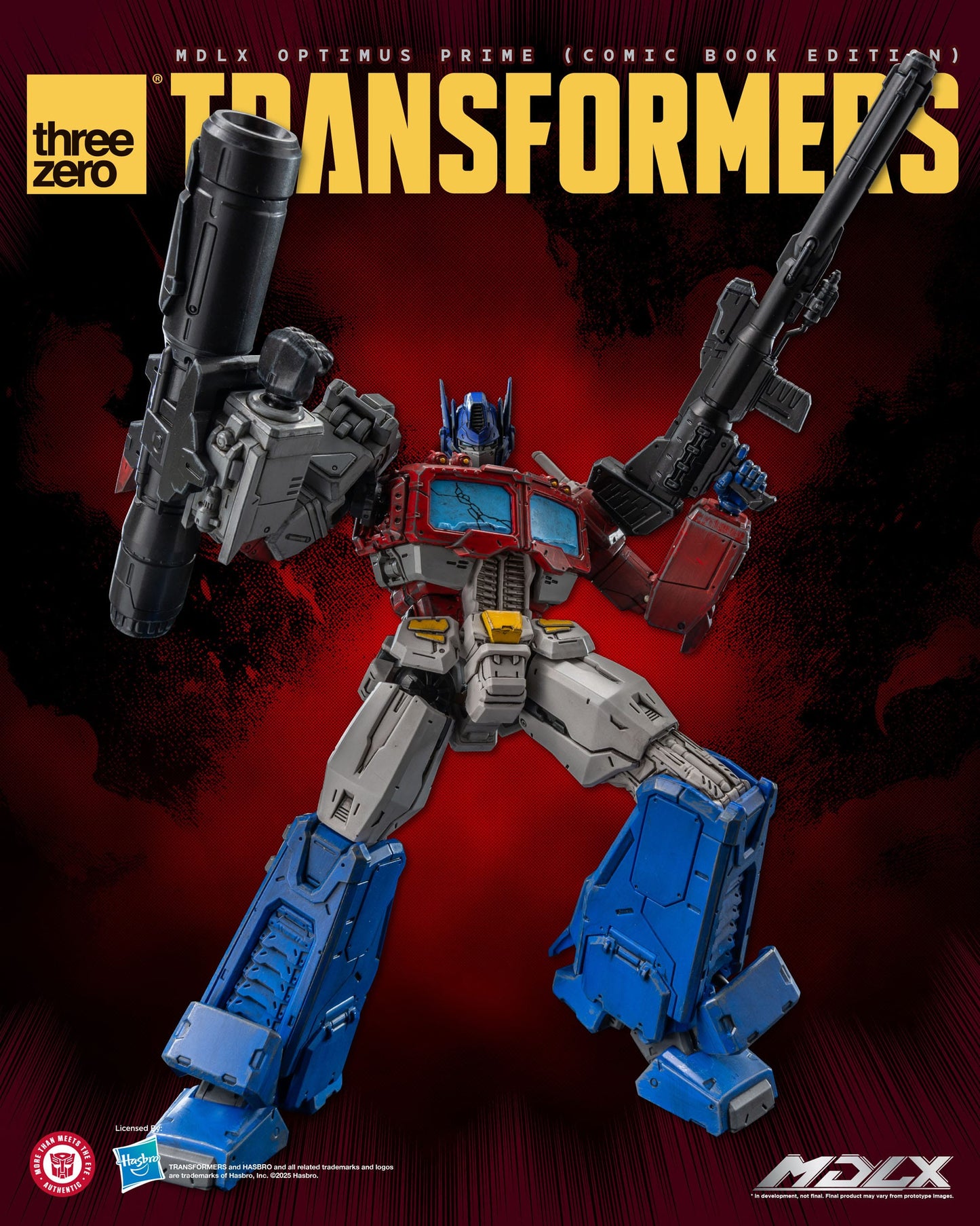 Transformers figurine MDLX Optimus Prime (Comic Book Edition) 18 cm ThreeZero